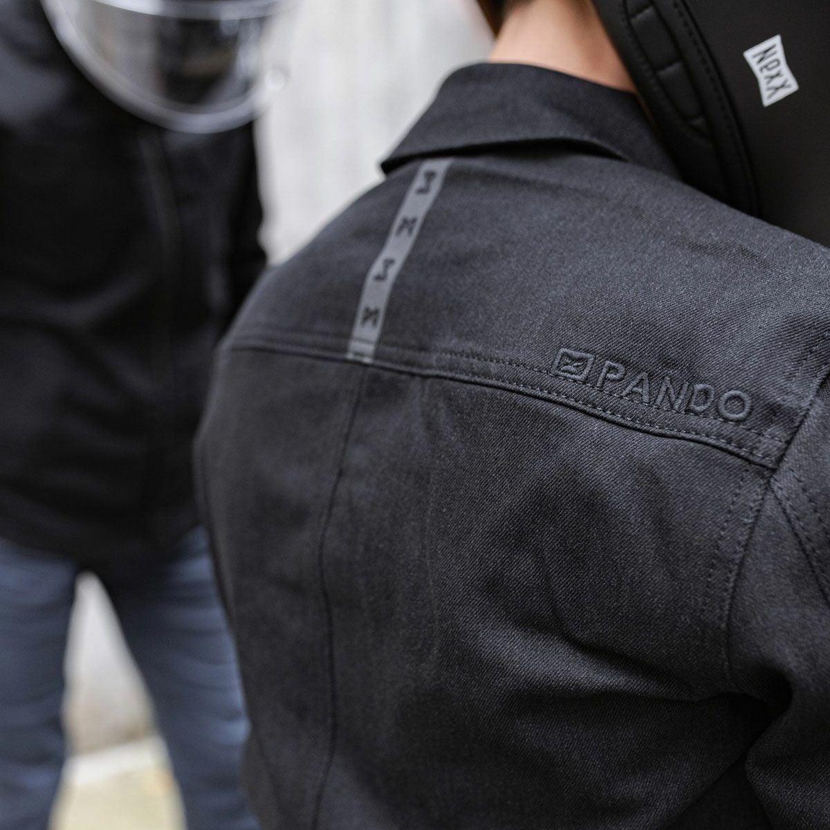 PANDO MOTO｜カポ コア 03｜ファブリック｜ブラック｜モデル着用