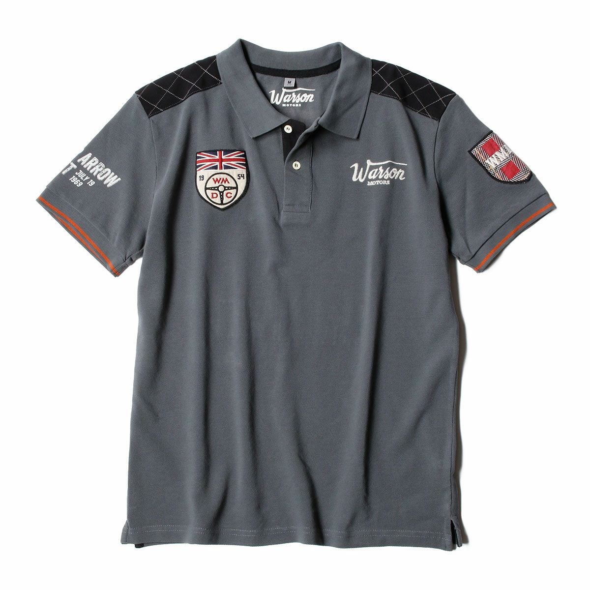 Warson Motors｜ドライバーズ クラブ ポロ｜ポロシャツ｜ガンメタリック