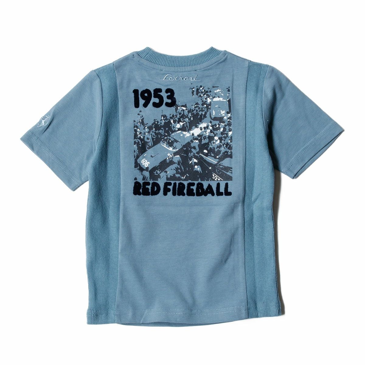 Ferrari｜フェラーリ キッズ Fireball Tシャツ｜メタリックブルー