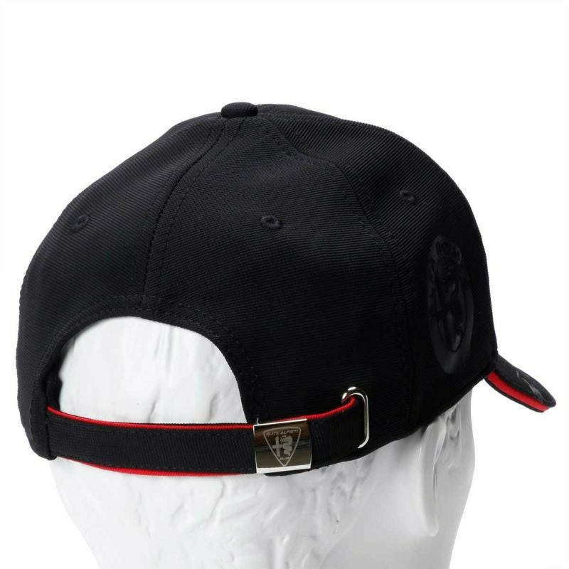 Alfaromeo｜アルファロメオ エリート アルフィスティ ベースボール キャップ｜帽子｜ブラック