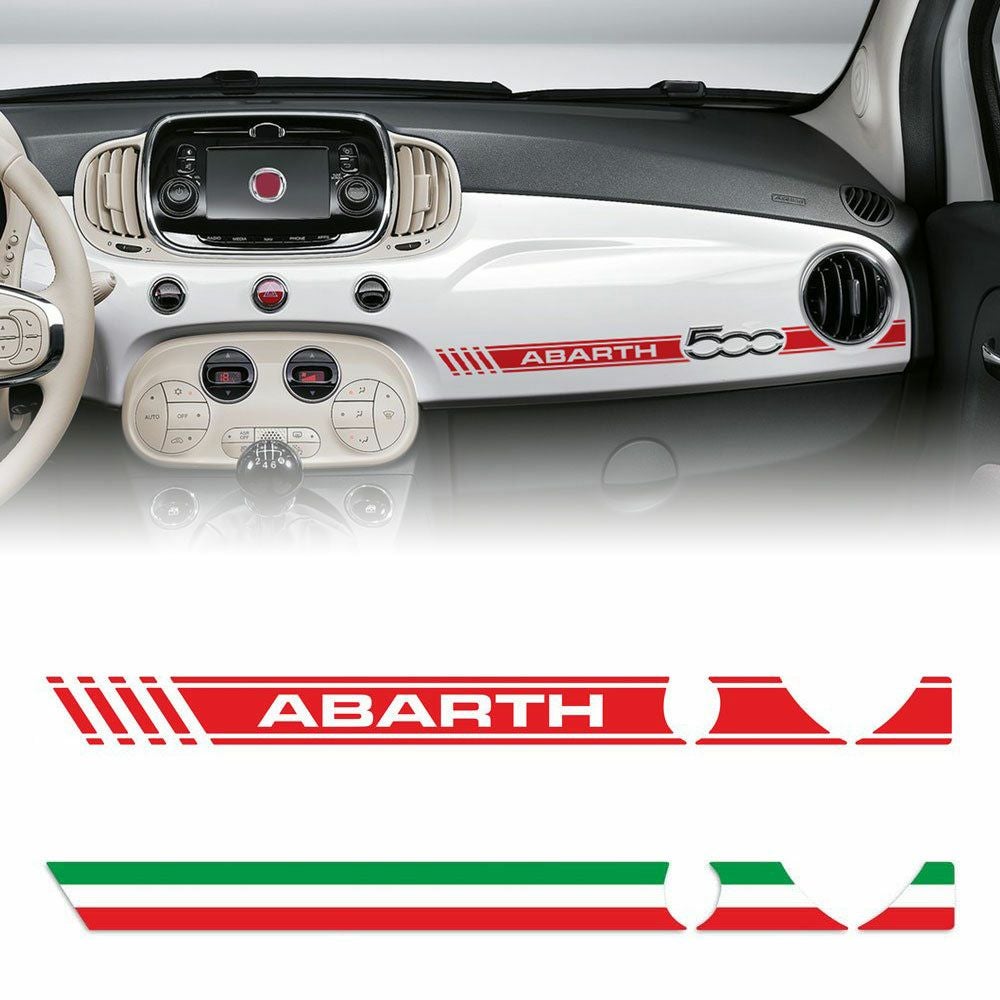 アバルト 500/595 ダッシュボード ステッカー (左ハンドル