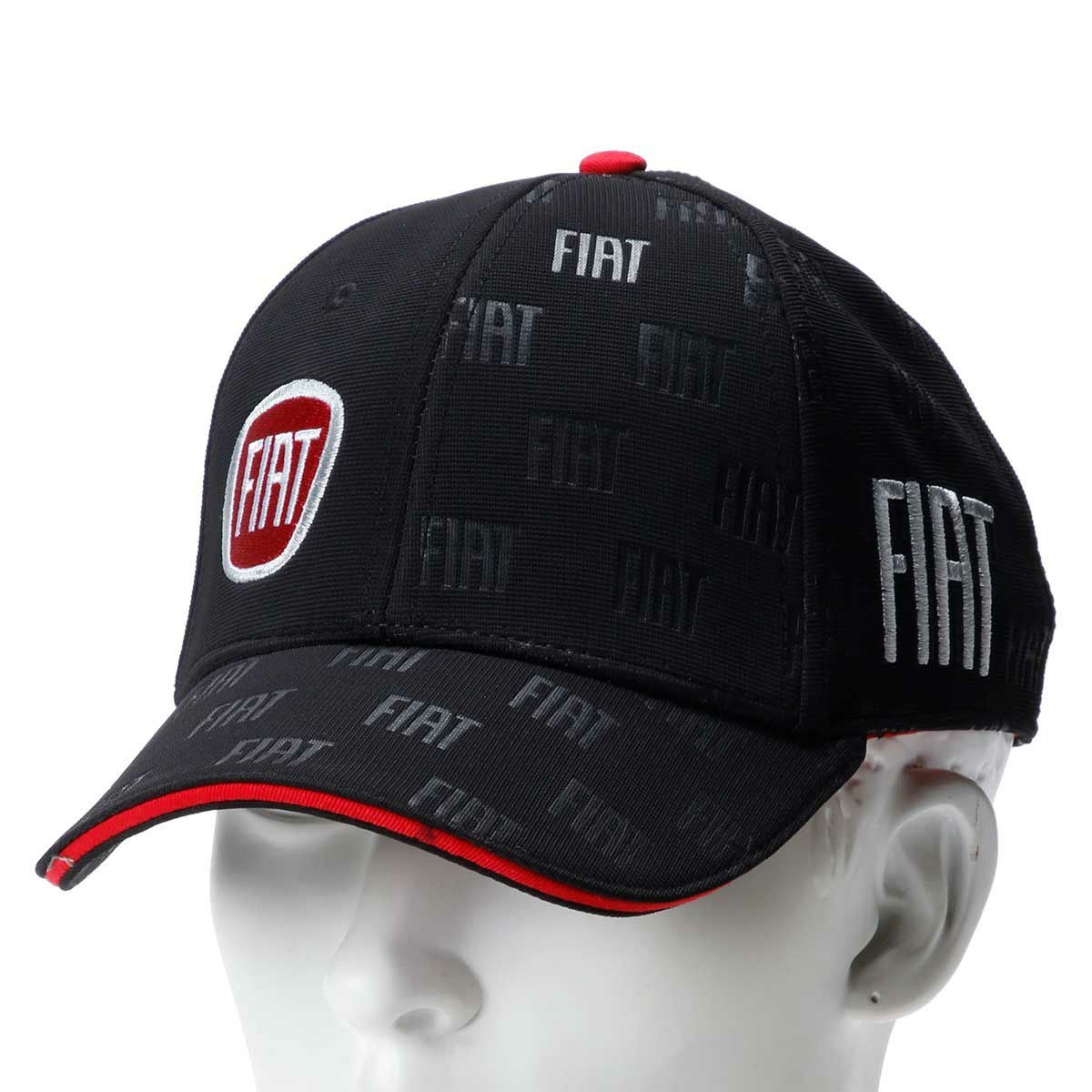 FIAT｜フィアット ベースボール キャップ｜帽子｜ブラック｜着用