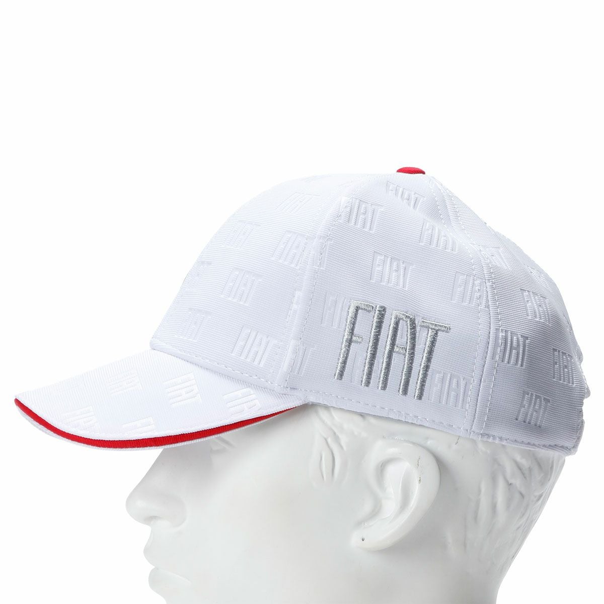 FIAT｜フィアット ベースボール キャップ｜帽子｜ホワイト｜着用