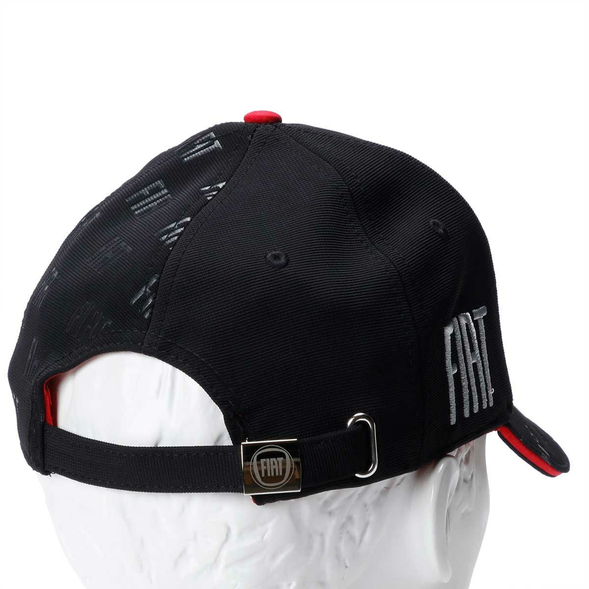 FIAT｜フィアット ベースボール キャップ｜帽子｜ブラック｜着用