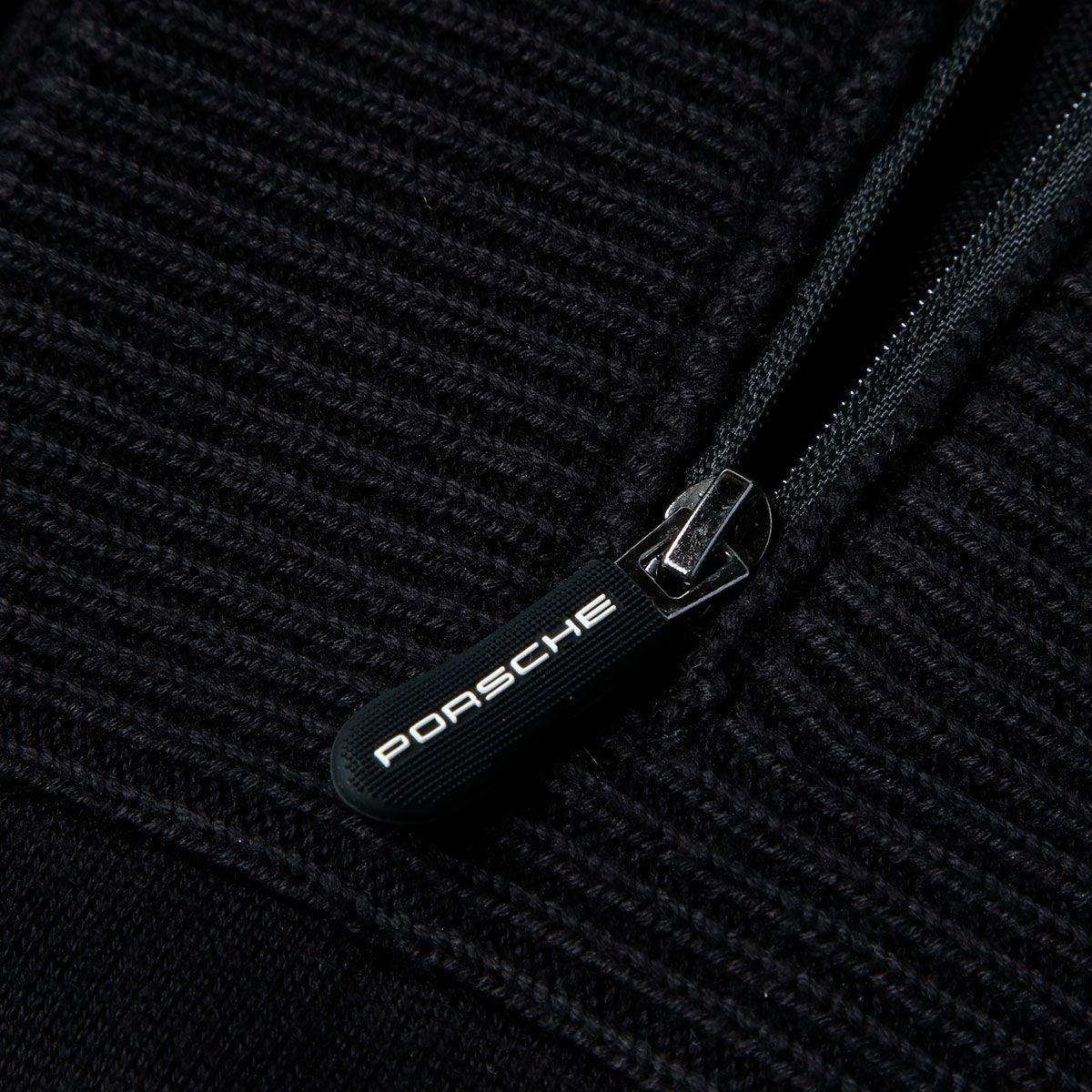 PORSCHE｜ポルシェ RP チーム ニット ジャンパー｜ブラック