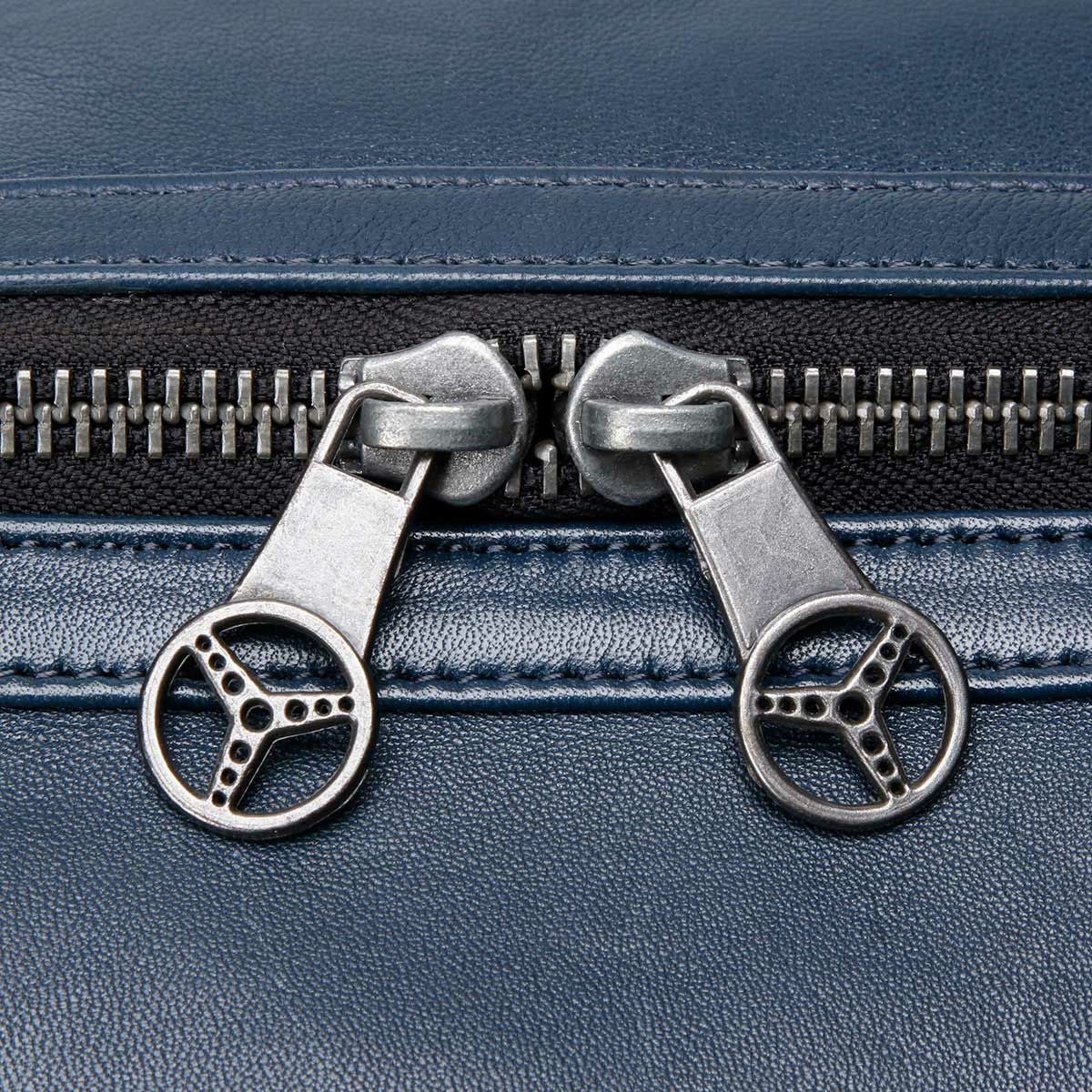 CLASSIC LEGEND MOTORS｜アルピーヌ A110 48H レザーバッグ｜ボストンバッグ｜ロイヤルブルー