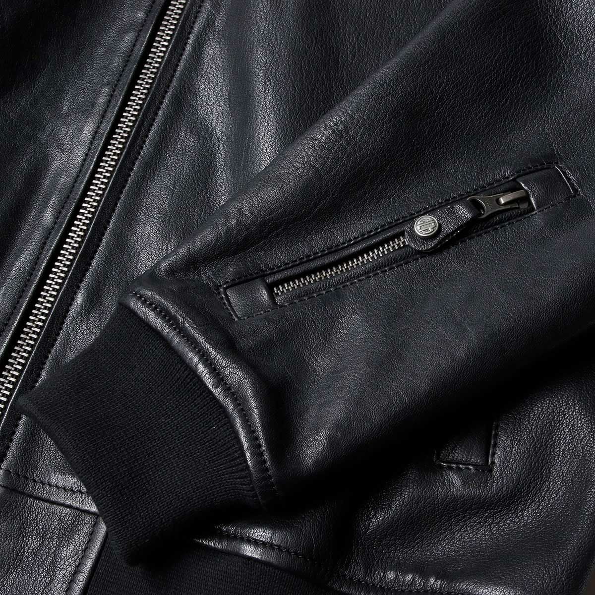 CLASSIC LEGEND MOTORS｜アルピーヌ JEAN レザージャケット｜アウター｜ブラック