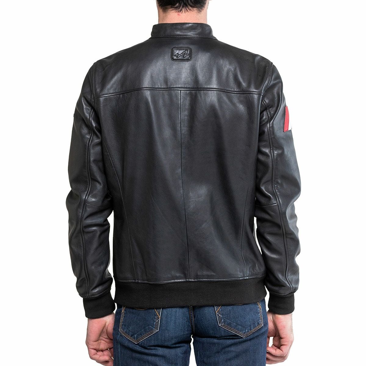 CLASSIC LEGEND MOTORS｜アルピーヌ JEAN レザージャケット｜アウター｜ブラック｜モデル着用