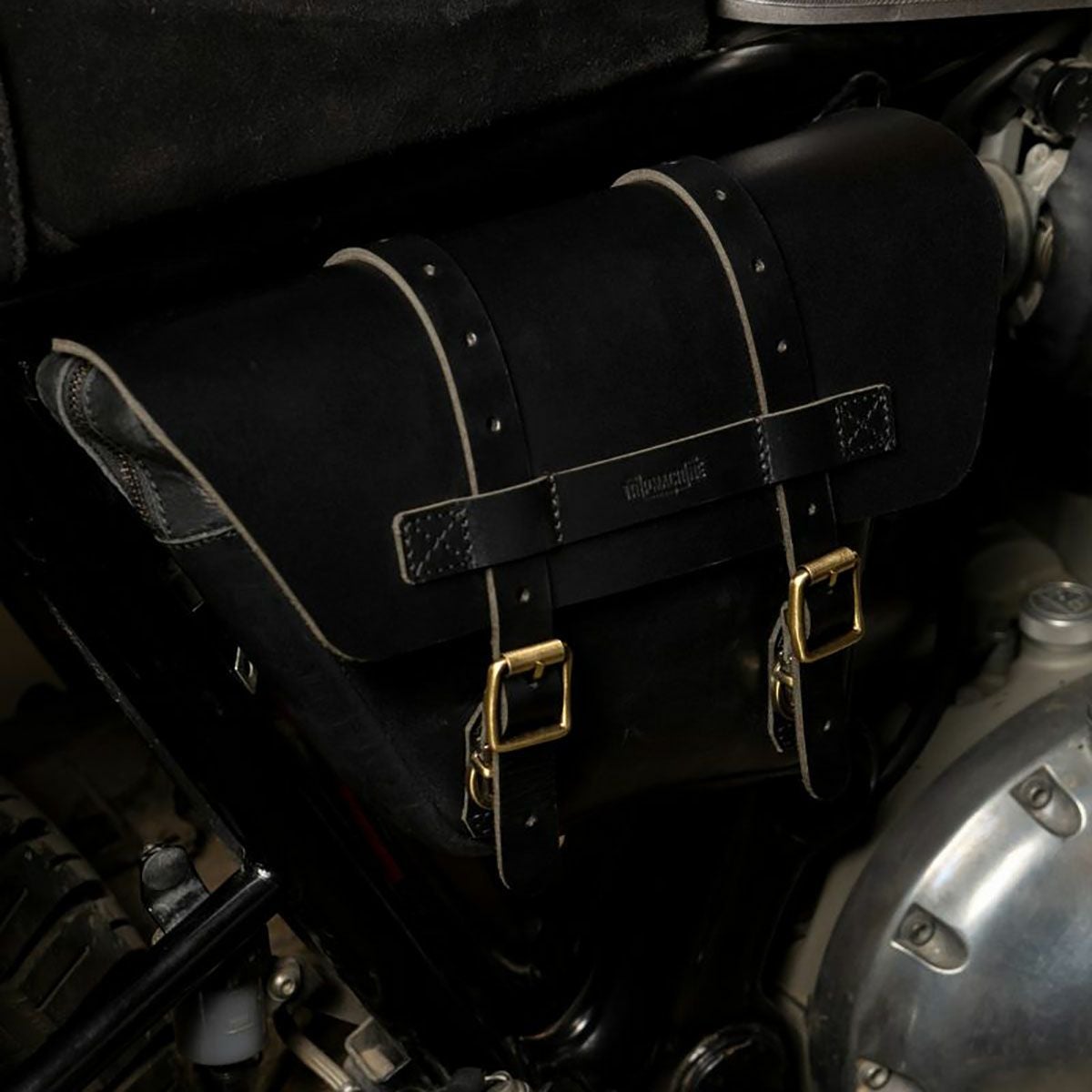 Trip Machine｜ウィングマン サイド パネル （左右ペア）｜サイドバッグ｜ブラック｜使用イメージ