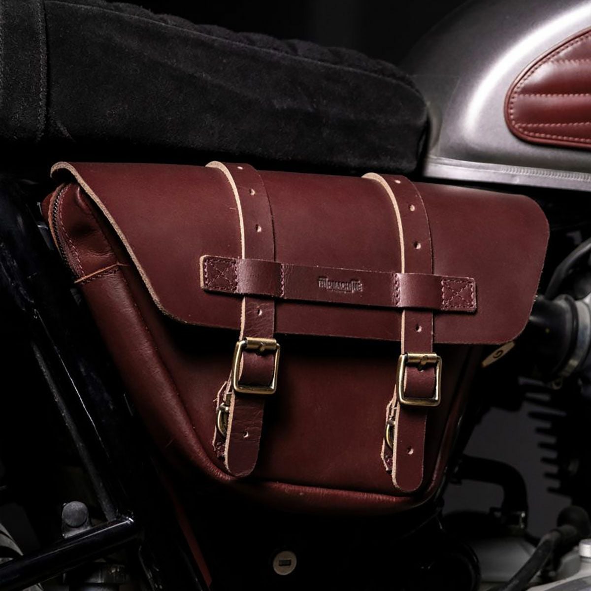 Trip Machine｜ウィングマン サイド パネル （左右ペア）｜サイドバッグ｜チェリーレッド｜使用イメージ