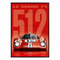 Le Mans 24h｜THE WINNERS 2 (100 × 70cm)｜ポスター｜L512MFace1971#12