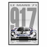 Le Mans 24h｜THE WINNERS 2 (100 × 70cm)｜ポスター｜L917MartiniFace1971