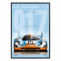 Le Mans 24h｜THE WINNERS 2 (100 × 70cm)｜ポスター｜L917GulfFace1971