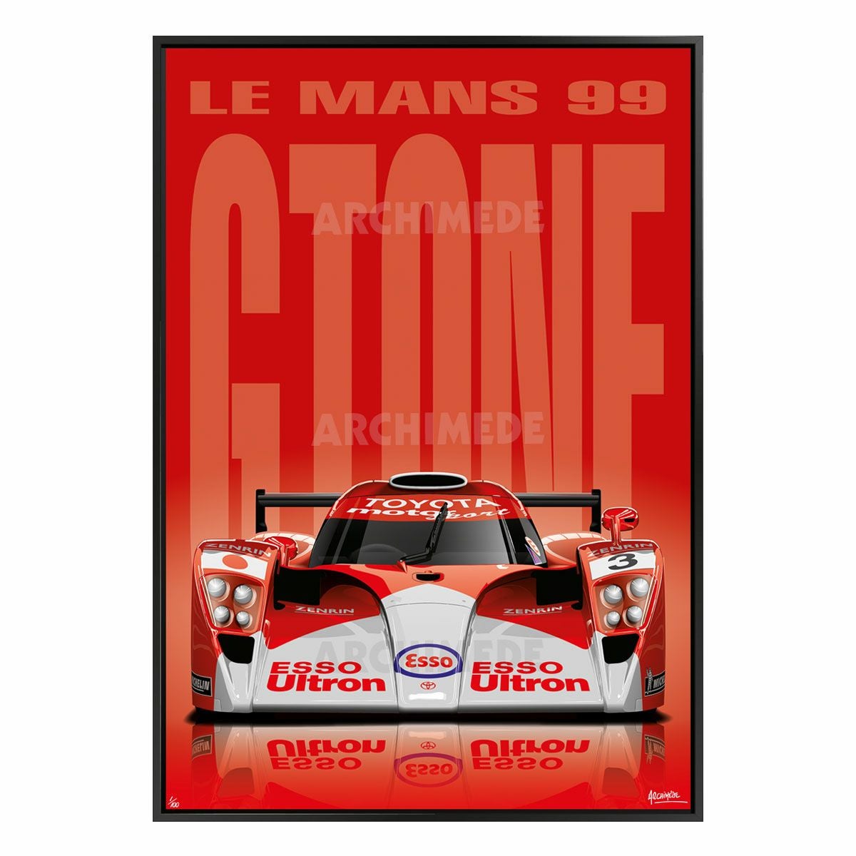 Le Mans 24h｜THE WINNERS 2 (100 × 70cm)｜ポスター｜LToyGTOne1999
