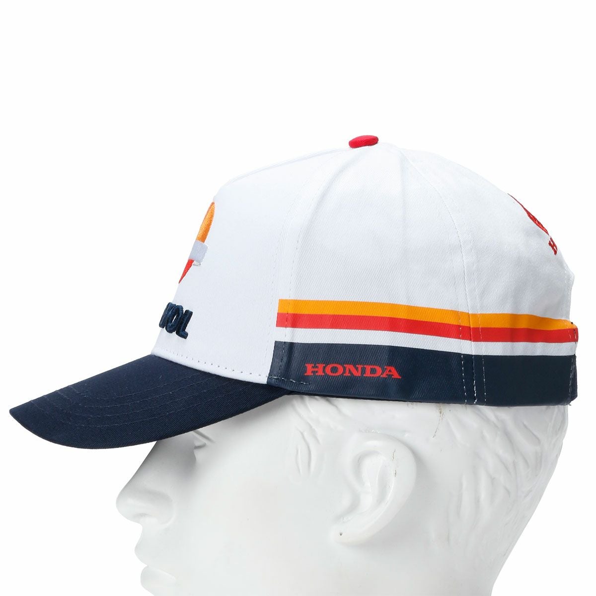 REPSOL HONDA｜レプソル ホンダ ベースボール キャップ｜帽子｜ホワイト｜着用