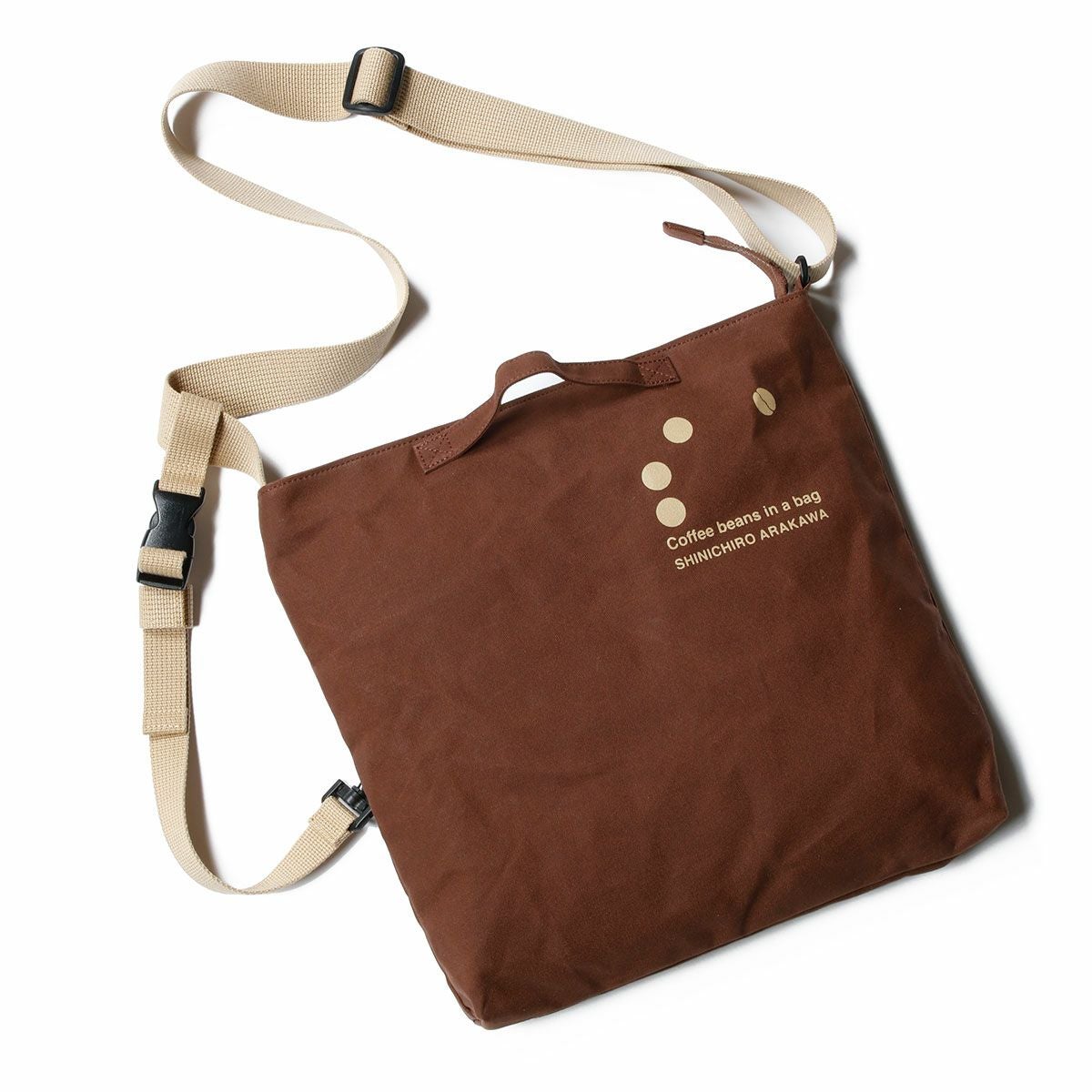 SHINICHIRO ARAKAWA｜コーヒー ビーンズ バッグ｜ショルダー｜ブラウン