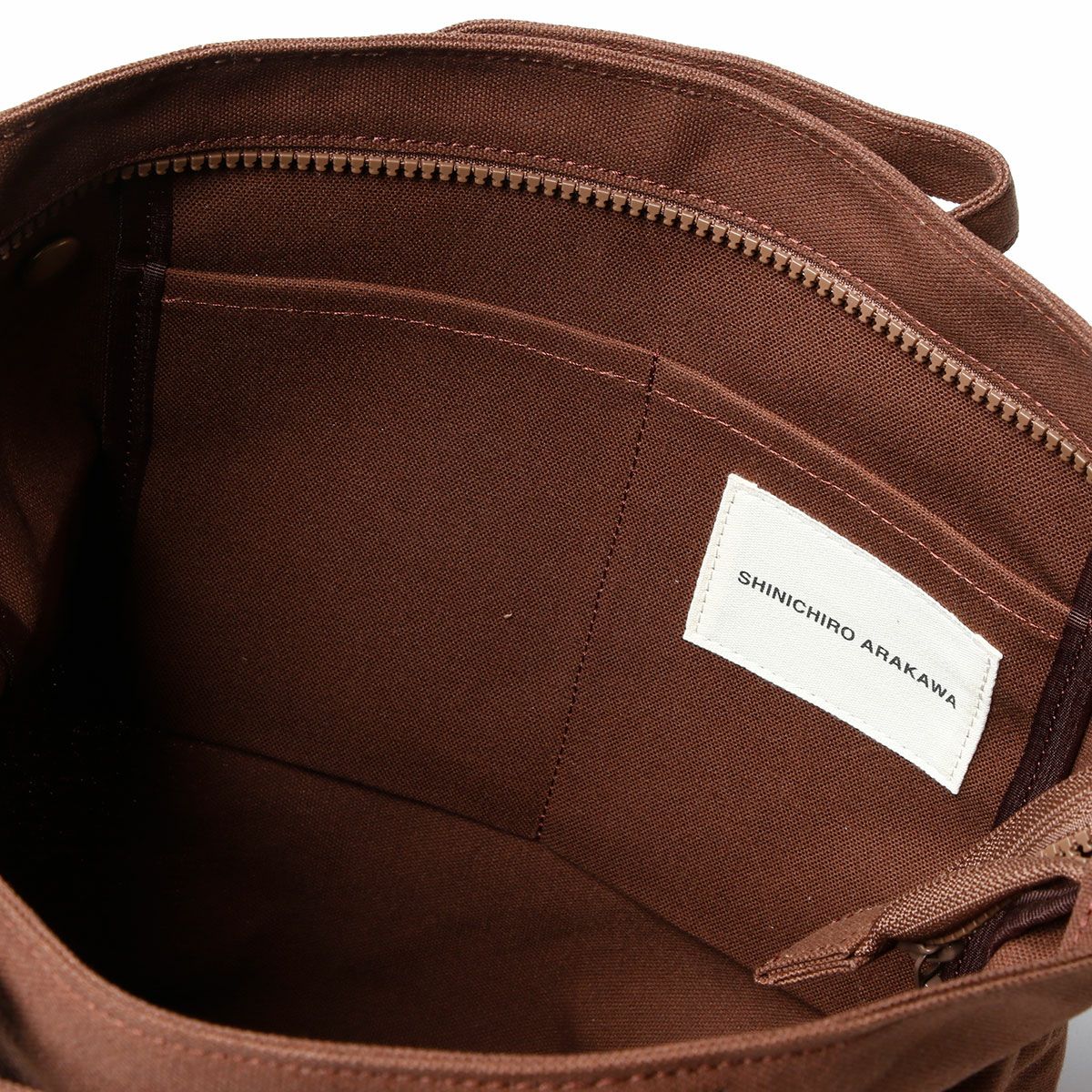 SHINICHIRO ARAKAWA｜コーヒー ビーンズ バッグ｜ショルダー｜ブラウン