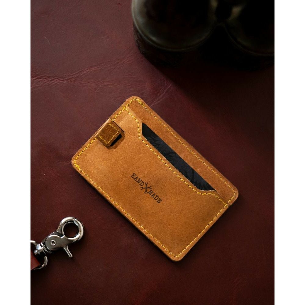 Trip Machine｜ウィバーグ カードホルダー ウォレット｜財布｜ヴィンテージタン｜使用イメージ