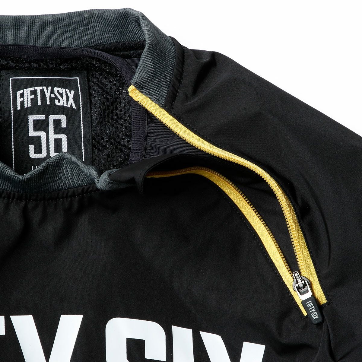 56design｜プルオーバー ジャケット｜ファブリック｜ブラック56design｜プルオーバー ジャケット｜ファブリック｜ブラック