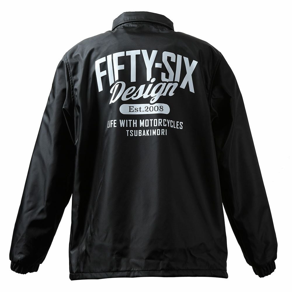 56design｜ライディング コーチジャケット 2｜ファブリック｜ブラック