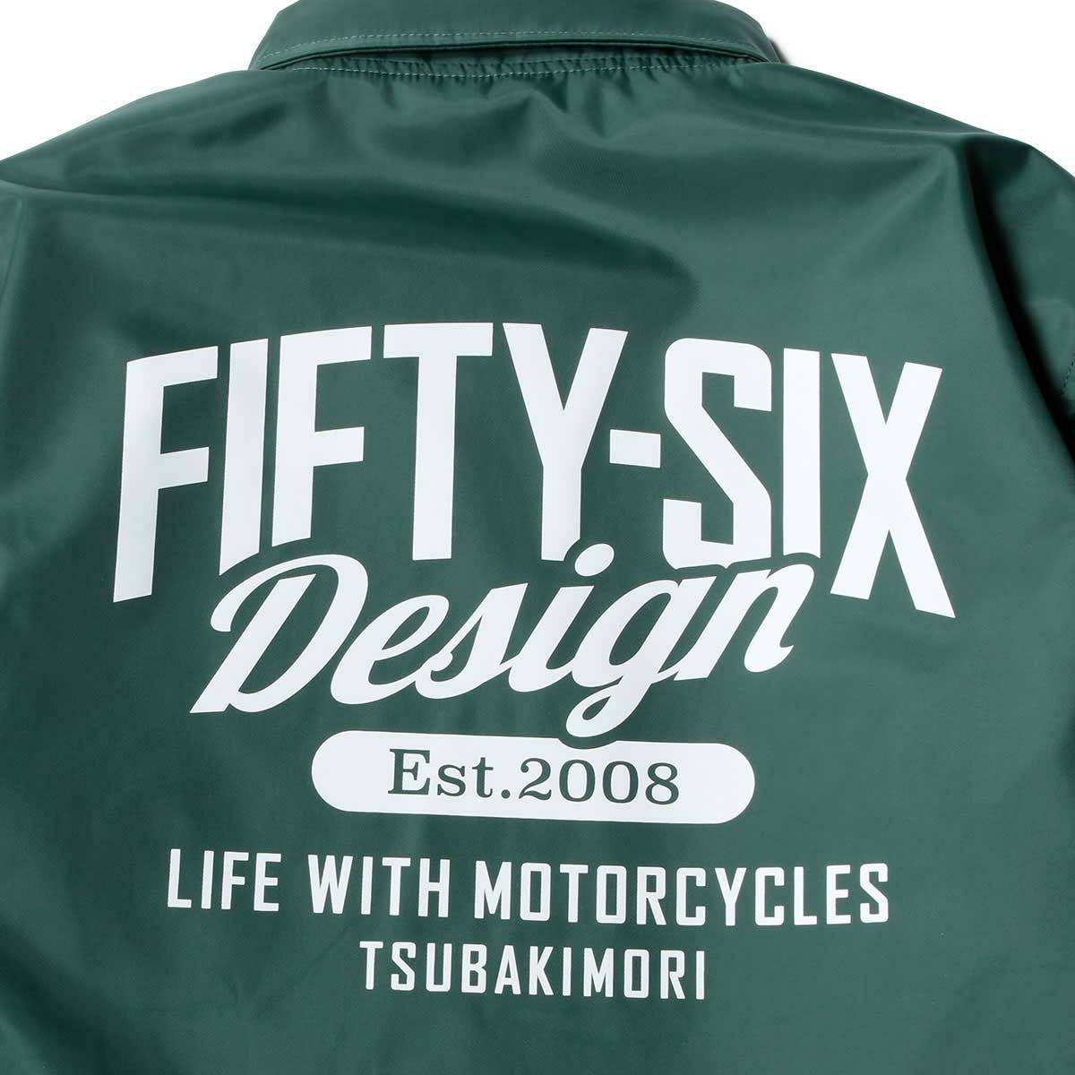 56design｜ライディング コーチジャケット 2｜ファブリック｜グリーン