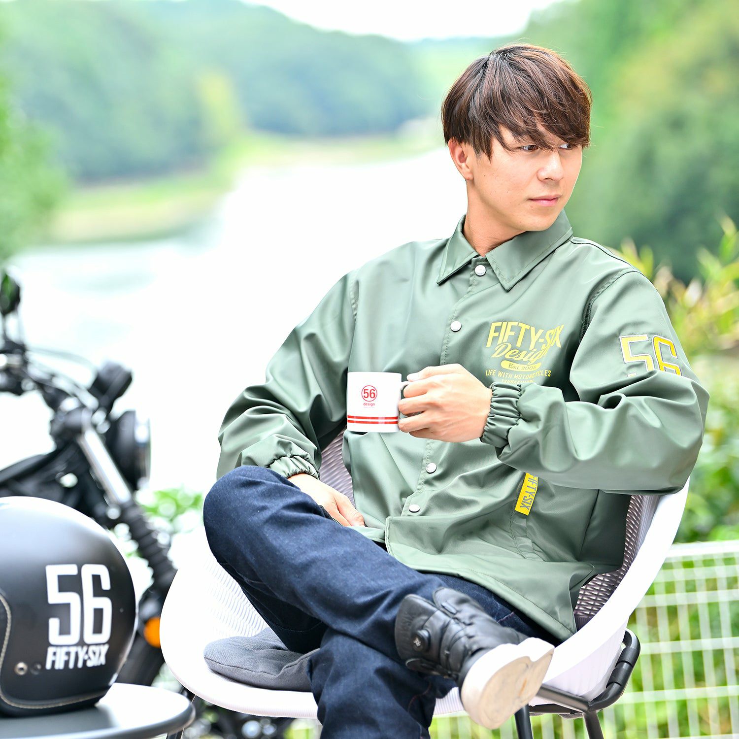 【momo様専売】56design コーチジャケット ライディング コーチジャケット 2 | モトーリモーダ公式オンラインショップ