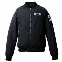 56design｜ライト ブルゾン｜ファブリック｜ブラック