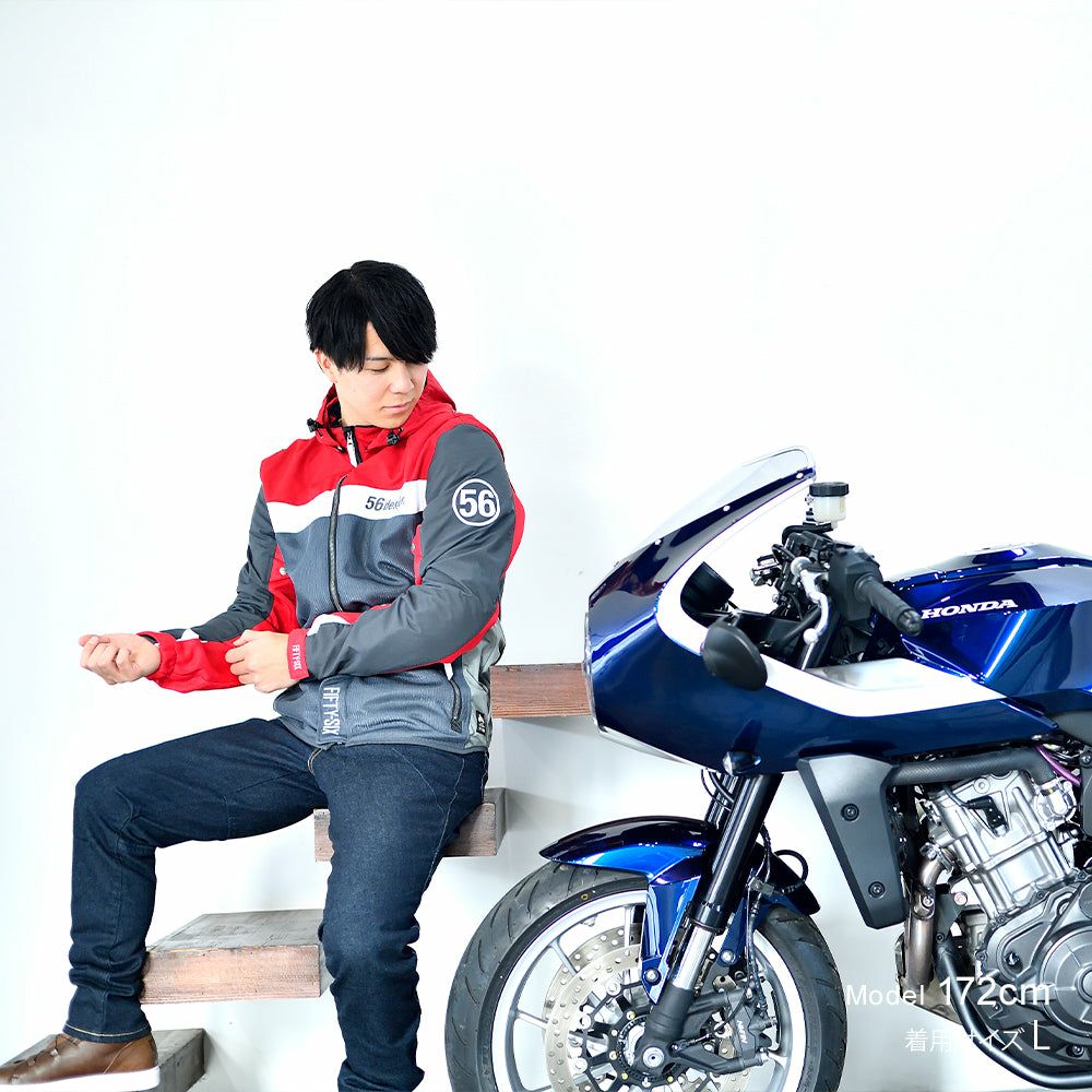 ハーフ メッシュ パーカー エヴォ