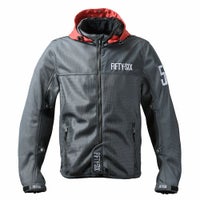 カラー フーディー メッシュ ジャケット