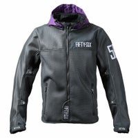 カラー フーディー メッシュ ジャケット