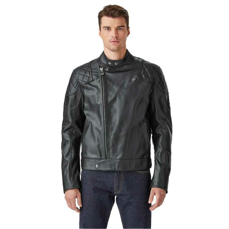 BELSTAFF｜アイビー モーターサイクル ジャケット｜レザー｜ブラック｜モデル着用
