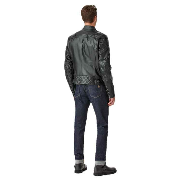 BELSTAFF｜アイビー モーターサイクル ジャケット｜レザー｜ブラック｜モデル着用