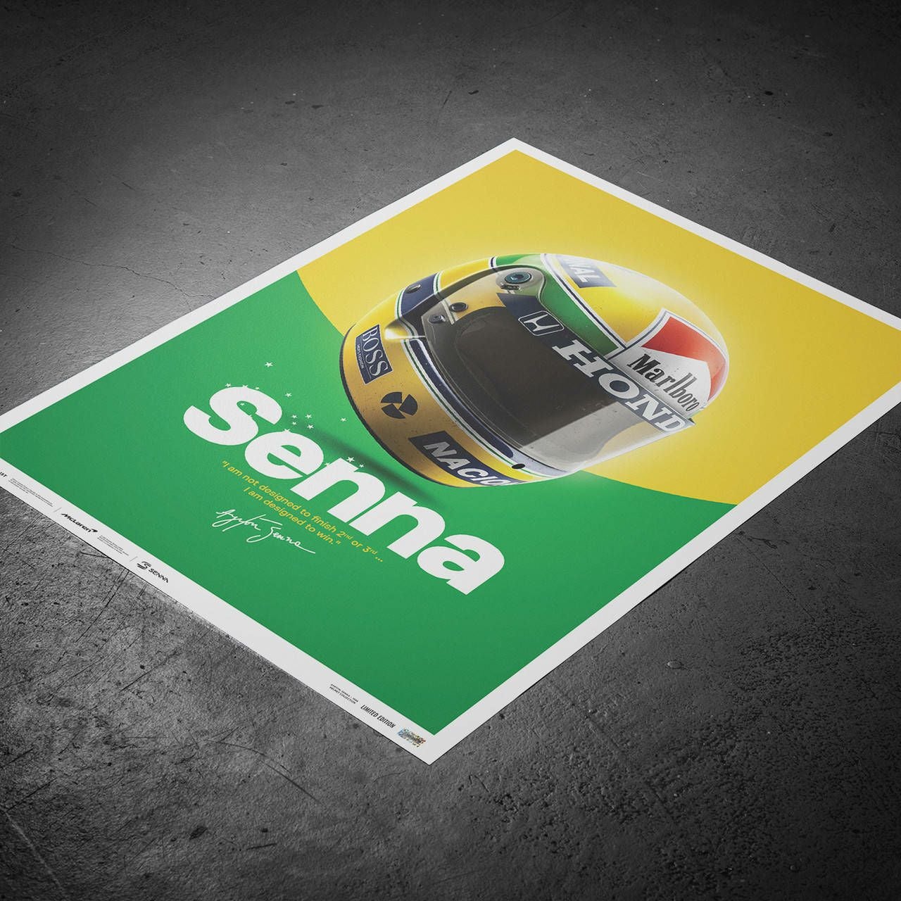 AYRTON SENNA HELMET SAN MARINO GP 1988 リミテッド エディション