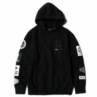Replay｜フーディ ウィズ バイカー パッチ｜ブラック
