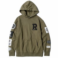 Replay｜フーディ ウィズ バイカー パッチ｜ライトミリタリー