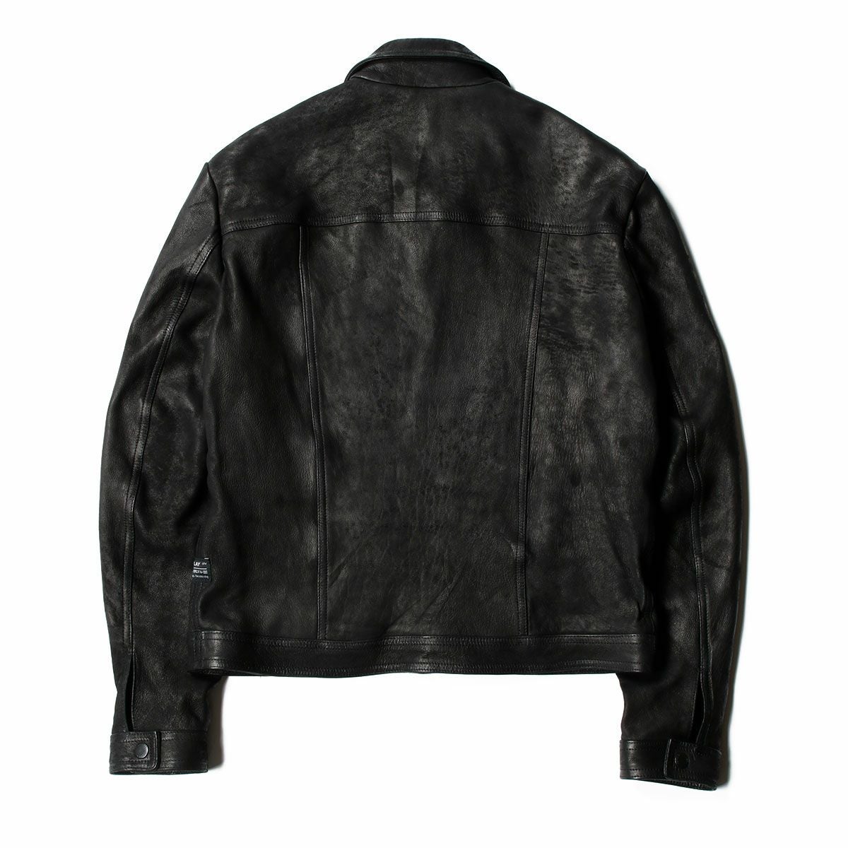 Replay｜レザー ジャケット ウィズ ボタン｜ライトミリタリー