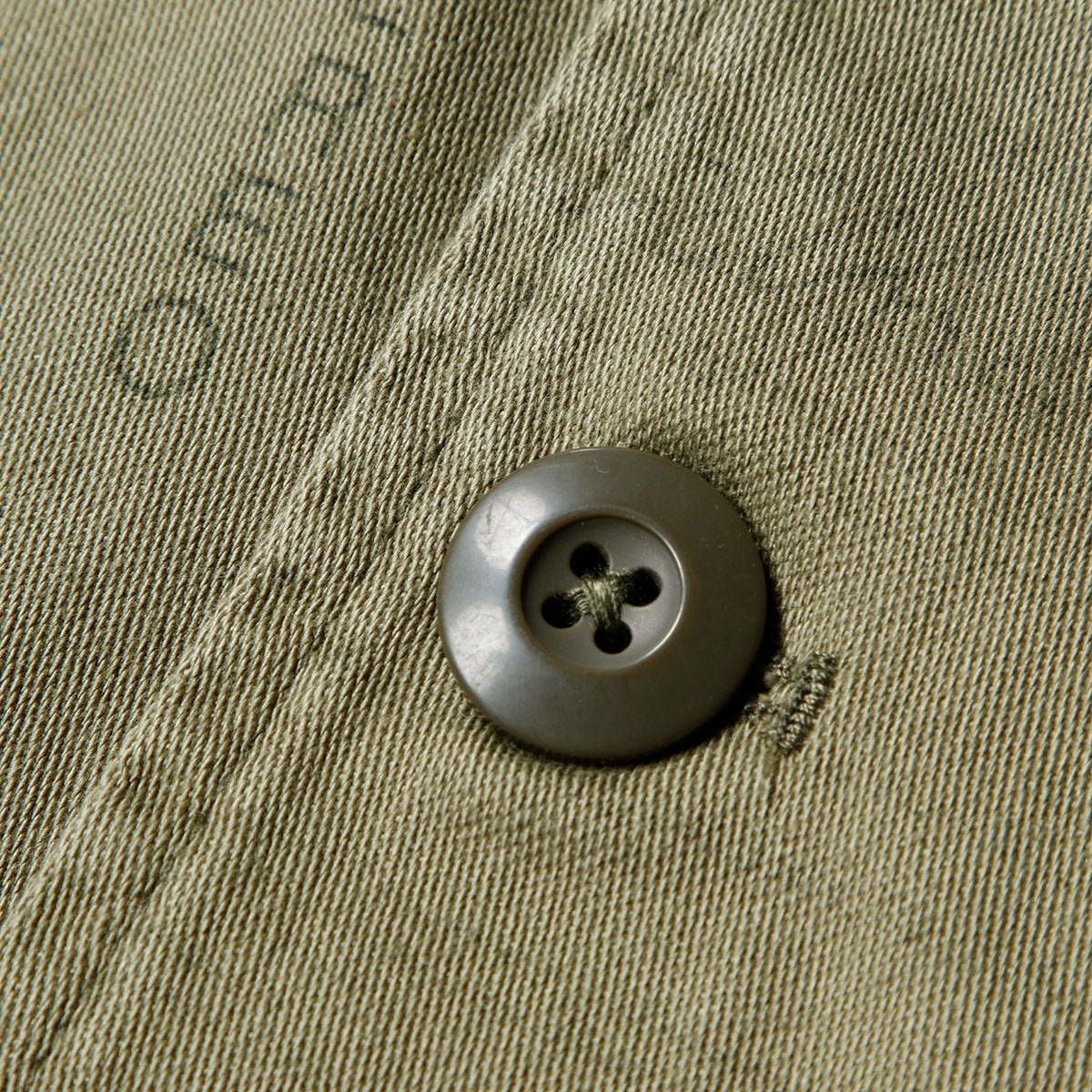 Replay｜コットンツイルアーミージャケット｜ファブリック｜ライトミリタリー