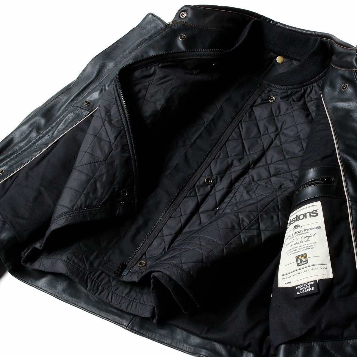 helstons｜エース オールディーズ レザー ジャケット｜ブラウン