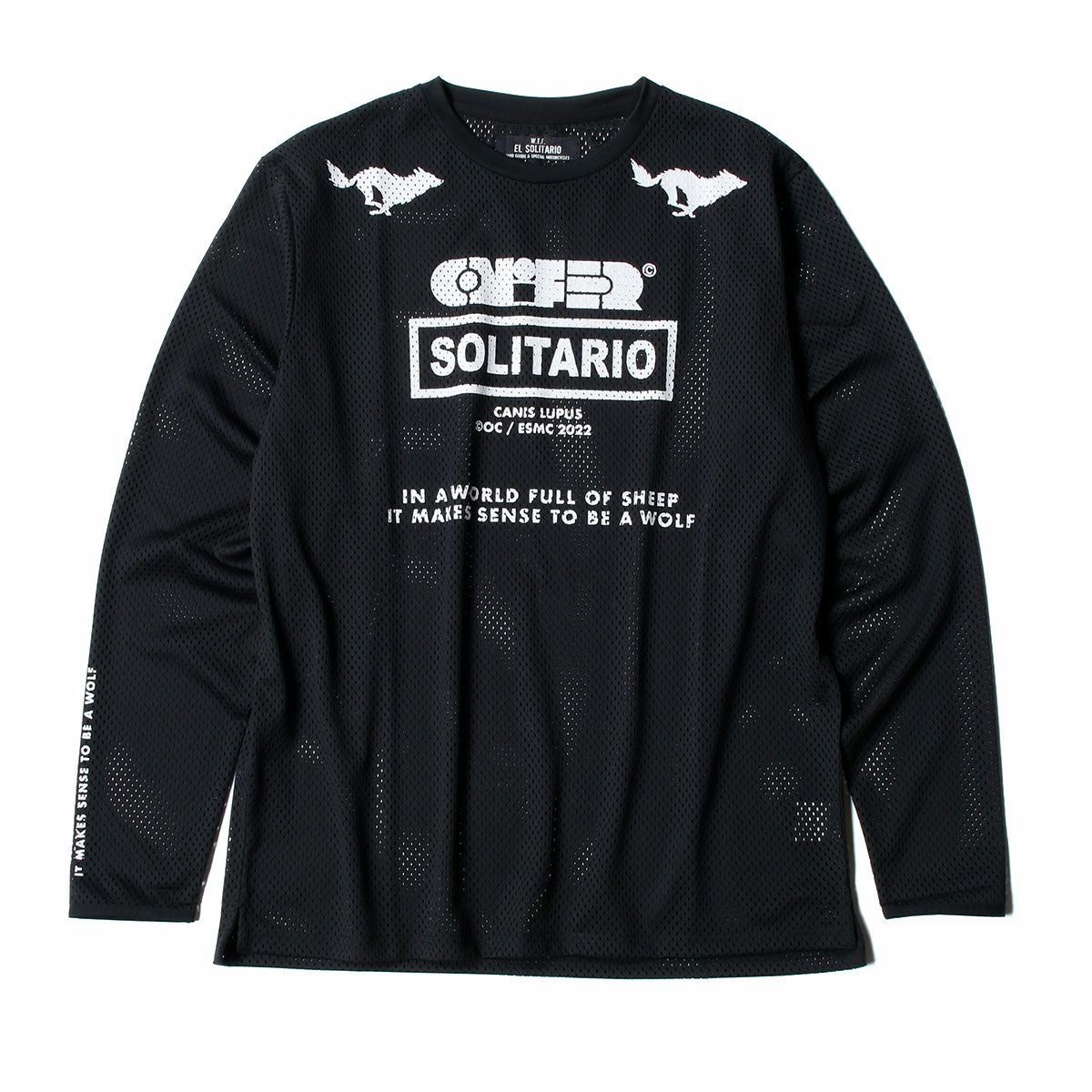 El Solitario｜ファンリス MX ヘビーデューティ ジャージ x オーナメントコニファー｜MXジャージ｜ブラック