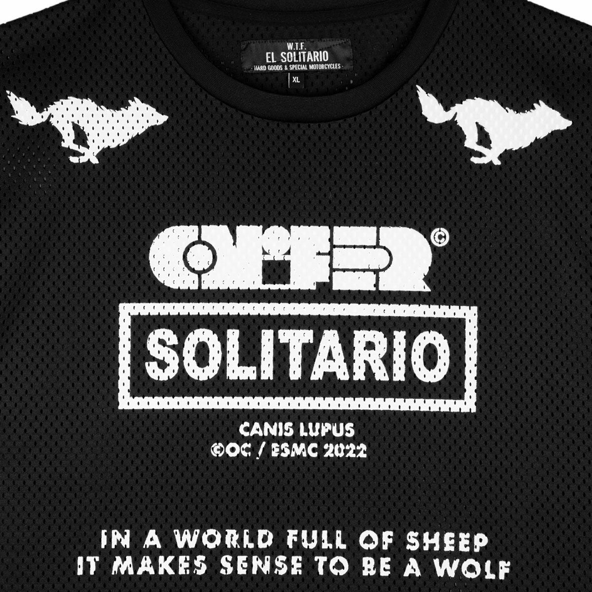 El Solitario｜ファンリス MX ヘビーデューティ ジャージ x オーナメントコニファー｜MXジャージ｜ブラック