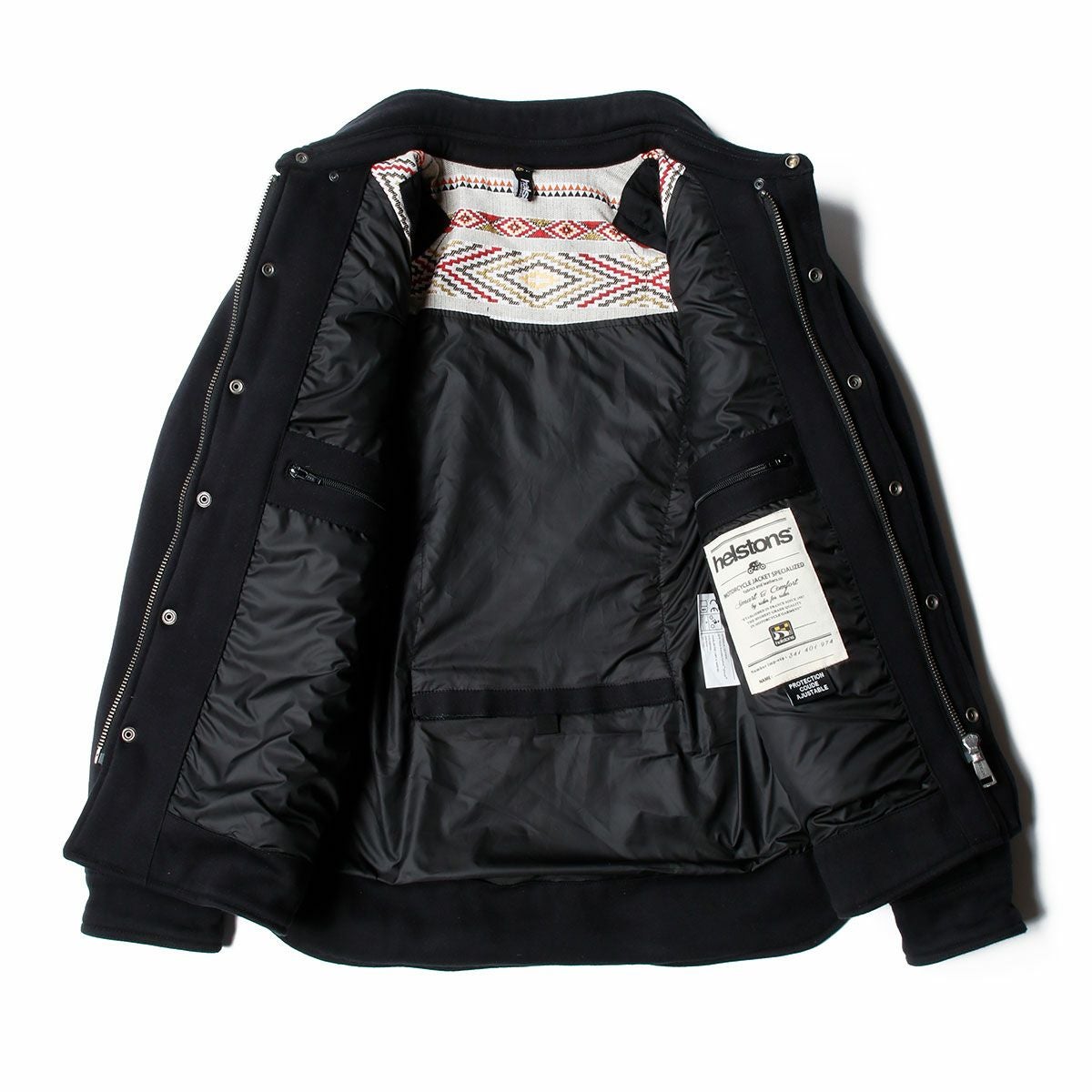 helstons｜テイラー アラミド ジャケット｜ファブリック｜ブラック