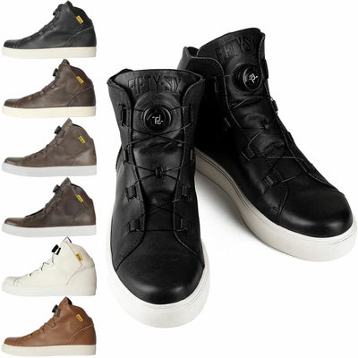 56design｜フィフティシックス レザー ライディング シューズ｜スニーカータイプ