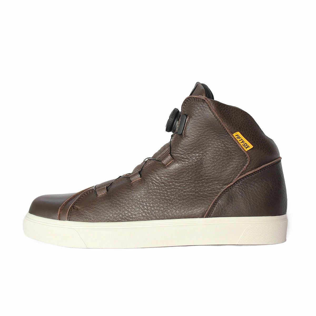 56design｜フィフティシックス レザー ライディング シューズ｜スニーカータイプ｜ダークブラウン