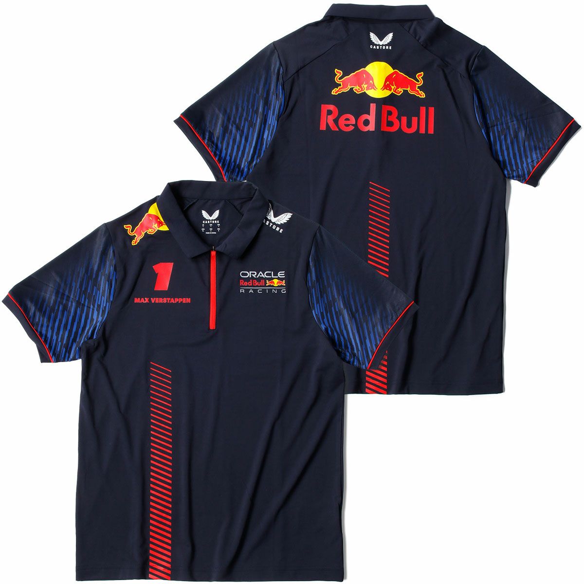 Castore Redbull F1 マックス フェルスタッペン ポロシャツ M オラクル レッドブル レーシング チーム マックス・フェルスタッペン