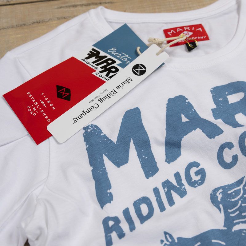 Maria Riding Company｜フライング パンサー ウーマン Tシャツ｜ホワイト