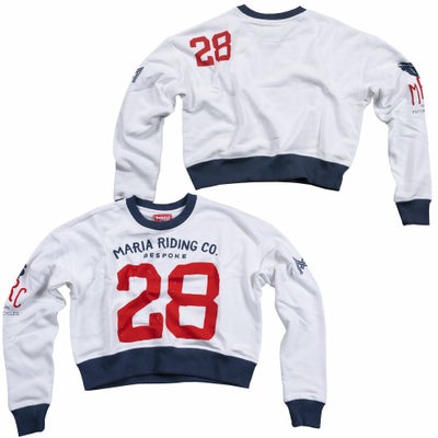Maria Riding Company｜ブラーヴァ ウーマン スウェットシャツ｜ホワイト｜