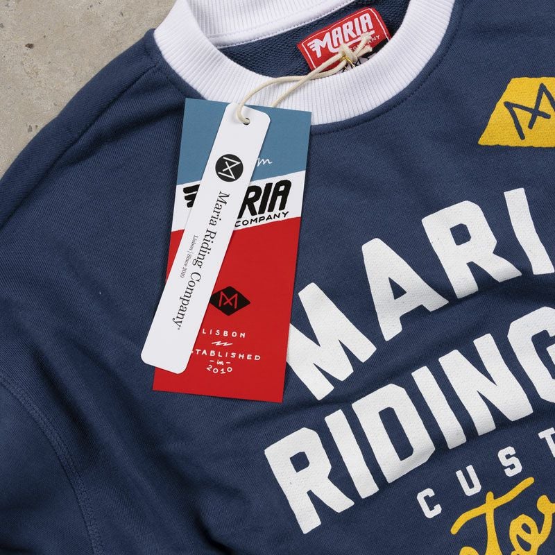 Maria Riding Company｜ブラーヴァ ウーマン スウェットシャツ｜ネイビーブルー