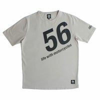 56design｜トリミング Tシャツ｜グレー×ブラック