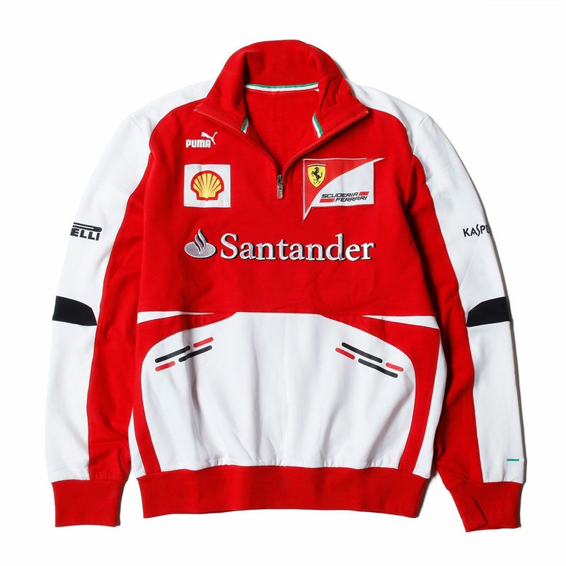 スクーデリア フェラーリ 2013 チーム支給品 ハーフジップ セーター 