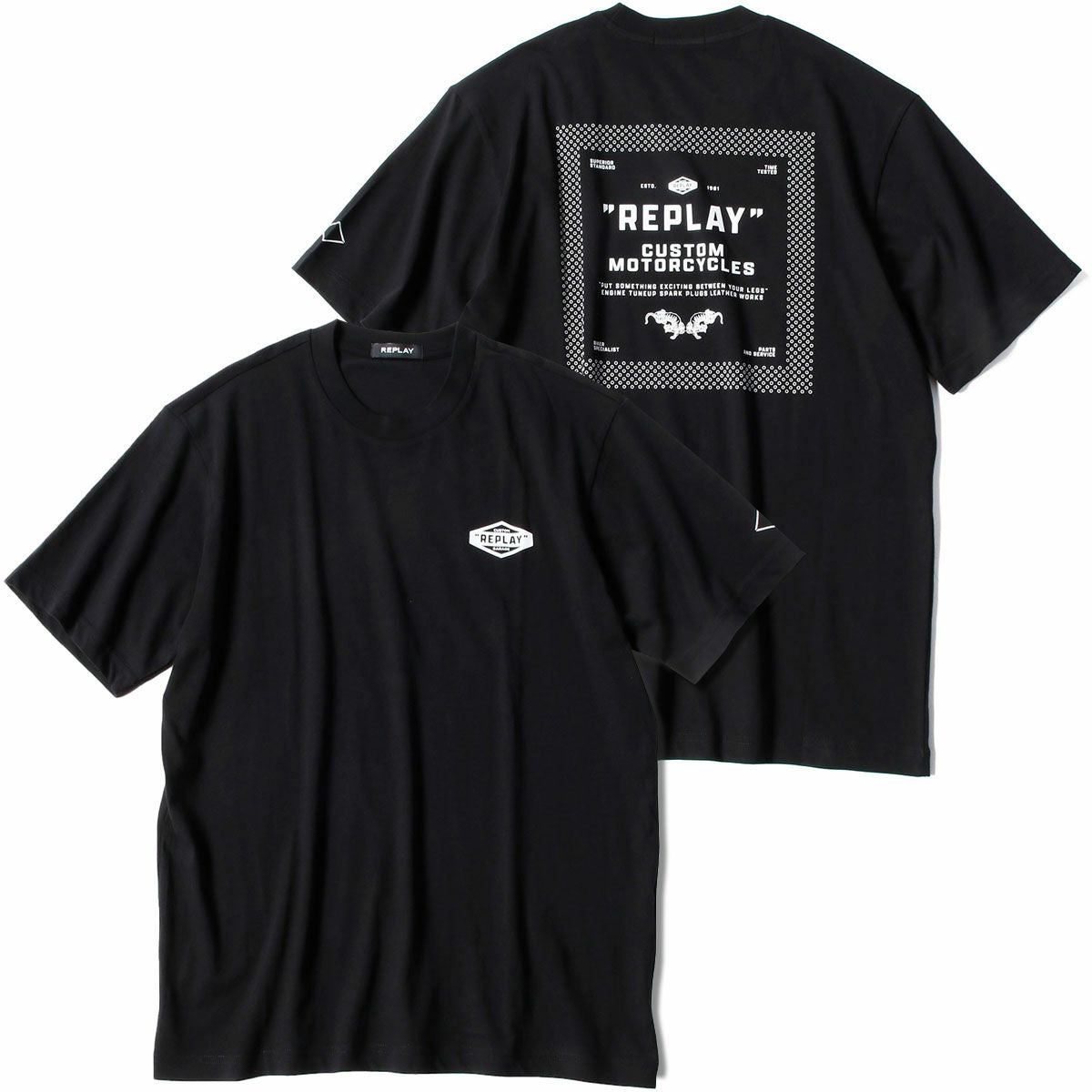 Replay｜カスタム プリントジャージ Tシャツ｜